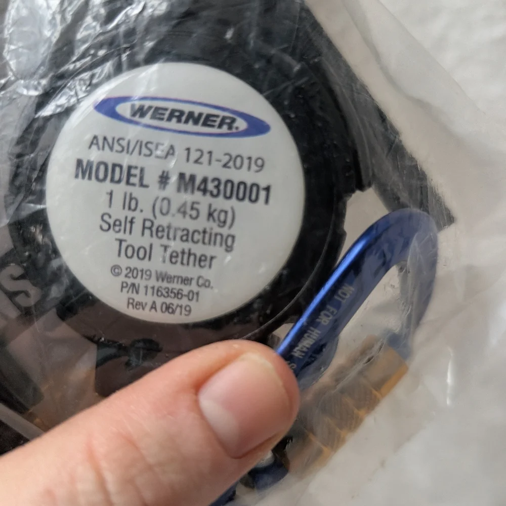 Werner Smartphone Jacket 1 Lb Tether Fall Protection